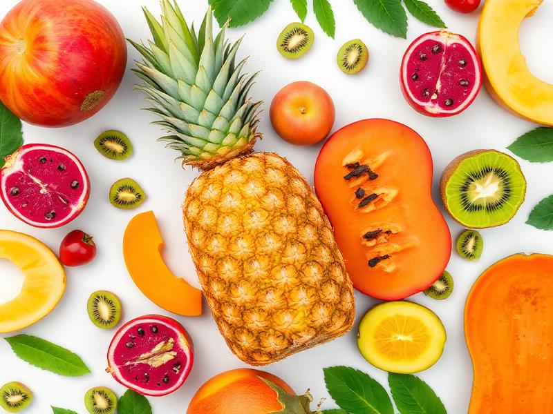 Fresh tropical fruits